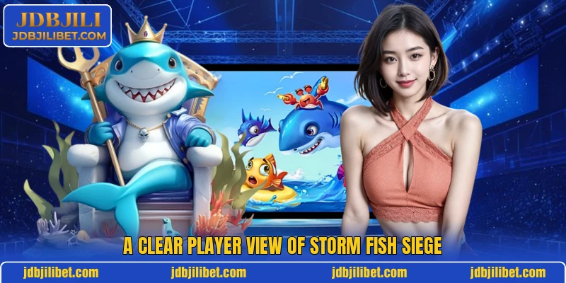 A clear player view of Storm Fish Siege