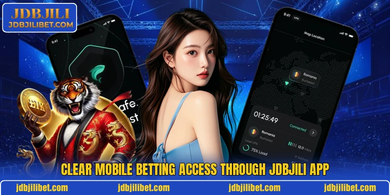 Clear mobile betting access through JDBJILI app