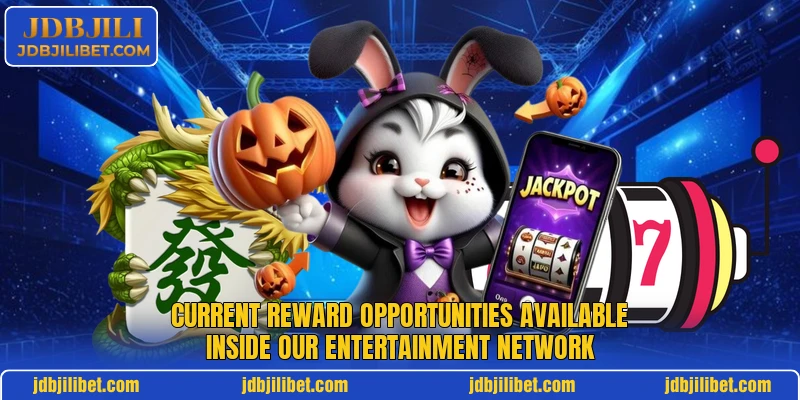 Current reward opportunities available inside our entertainment network Current reward opportunities available inside our entertainment network