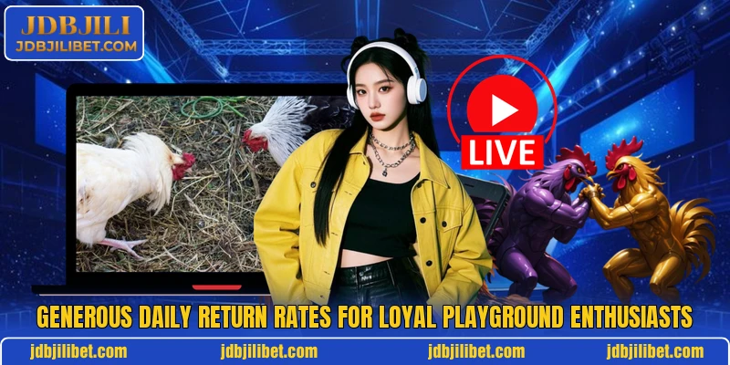 Generous daily return rates for loyal playground enthusiasts Generous daily return rates for loyal playground enthusiasts