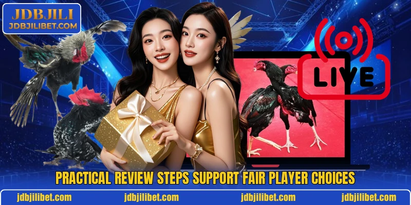 Practical review steps support fair player choices Practical review steps support fair player choices