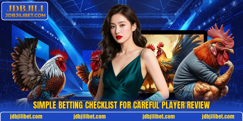 Simple betting checklist for careful player review Simple betting checklist for careful player review