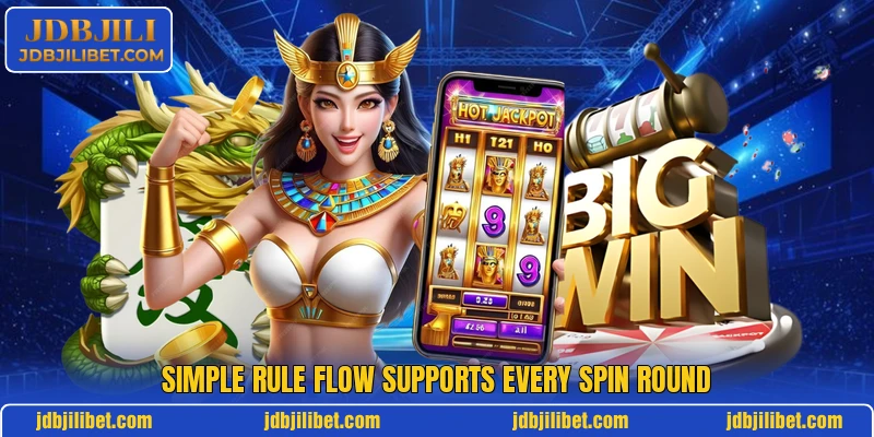 Simple rule flow supports every spin round