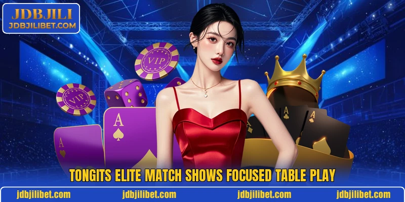 Tongits Elite Match shows focused table play Tongits Elite Match shows focused table play