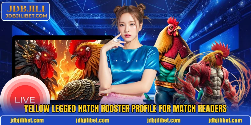 Yellow legged hatch rooster profile for match readers Yellow legged hatch rooster profile for match readers